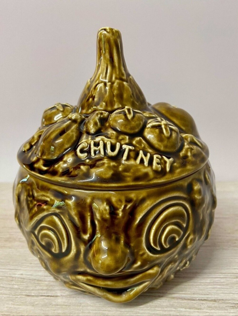 Vintage Sylvac Chutney Face Pot (Model No. 4753), made in England 1960- 1970s